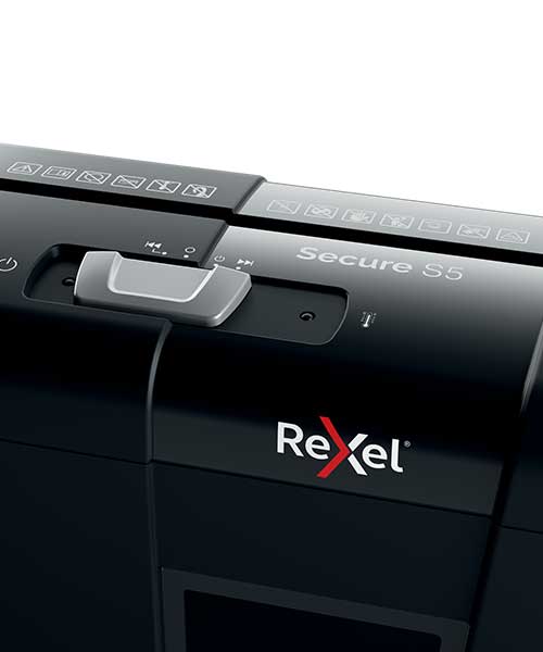 Rexel Secure S5 EU, Ev Tipi Evrak İmha Makinesi Siyah 2020121EU