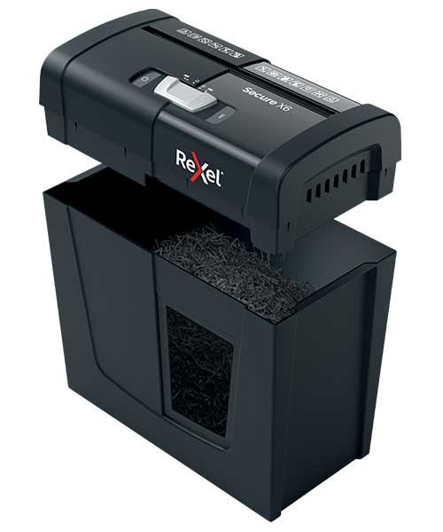 Rexel Secure X6 EU, Ev Tipi Evrak İmha Makinesi Siyah 2020122EU