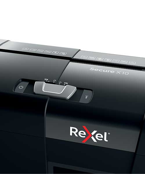 Rexel Secure X10 EU, Ev Tipi Evrak İmha Makinesi Siyah 2020124EU