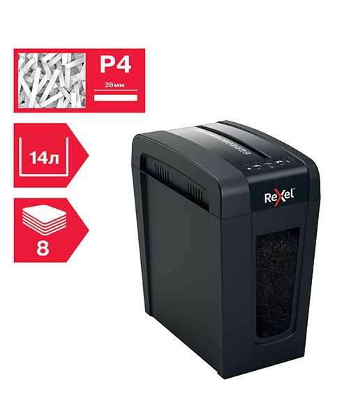 Rexel Secure X8-SL EU, Ev Tipi Evrak İmha Makinesi Siyah 2020126EU