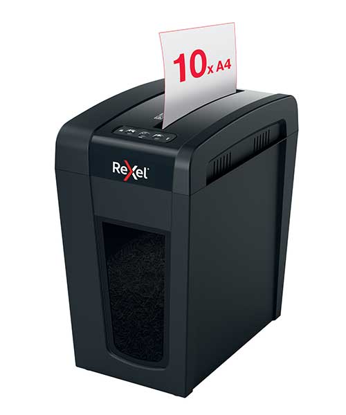 Rexel Secure X10-SL EU, Ev Tipi Evrak İmha Makinesi Siyah 2020127EU