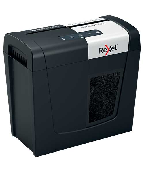 Rexel Secure MC3 EU, Ev Tipi Evrak İmha Makinesi Siyah 2020128EU