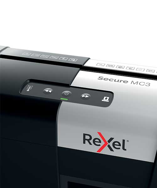 Rexel Secure MC3 EU, Ev Tipi Evrak İmha Makinesi Siyah 2020128EU