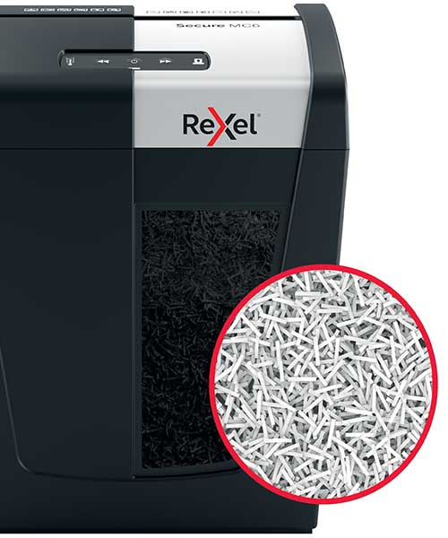 Rexel Secure MC6 EU, Ev Tipi Evrak İmha Makinesi Siyah 2020130EU