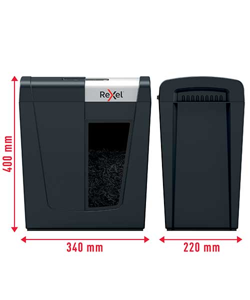 Rexel Secure MC6 EU, Ev Tipi Evrak İmha Makinesi Siyah 2020130EU