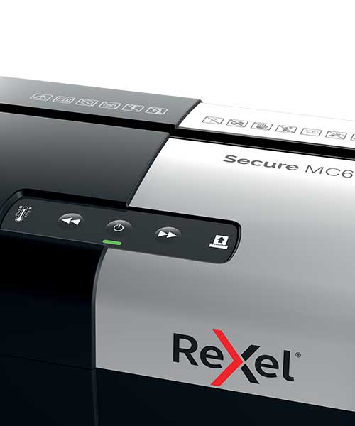 Rexel Secure MC6 EU, Ev Tipi Evrak İmha Makinesi Siyah 2020130EU