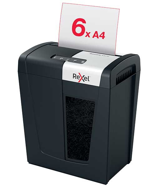 Rexel Secure MC6 EU, Ev Tipi Evrak İmha Makinesi Siyah 2020130EU