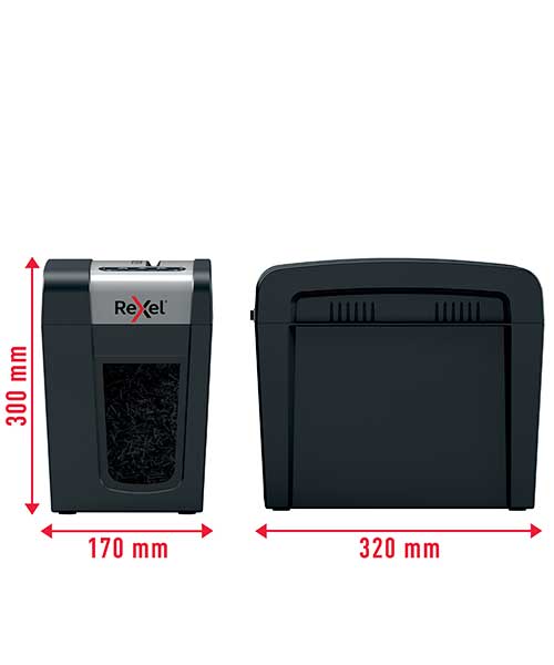 Rexel Secure MC3-SL EU, Ev Tipi Evrak İmha Makinesi Siyah 2020131EU