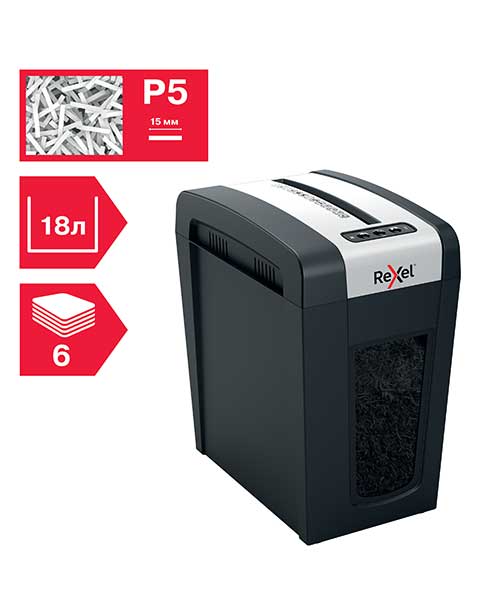 Rexel Secure MC6-SL EU, Ev Tipi Evrak İmha Makinesi Siyah 2020133EU