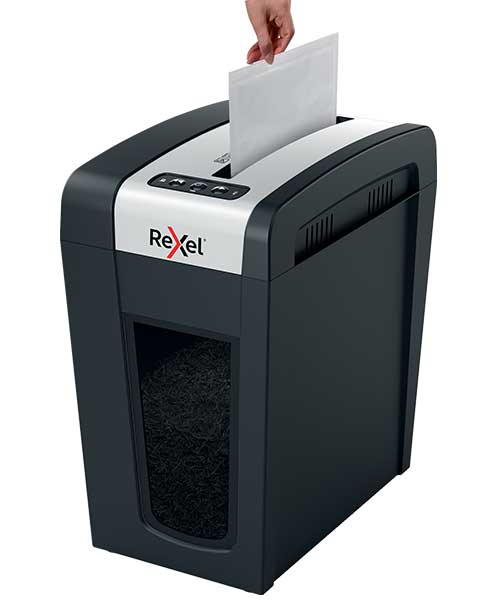 Rexel Secure MC6-SL EU, Ev Tipi Evrak İmha Makinesi Siyah 2020133EU
