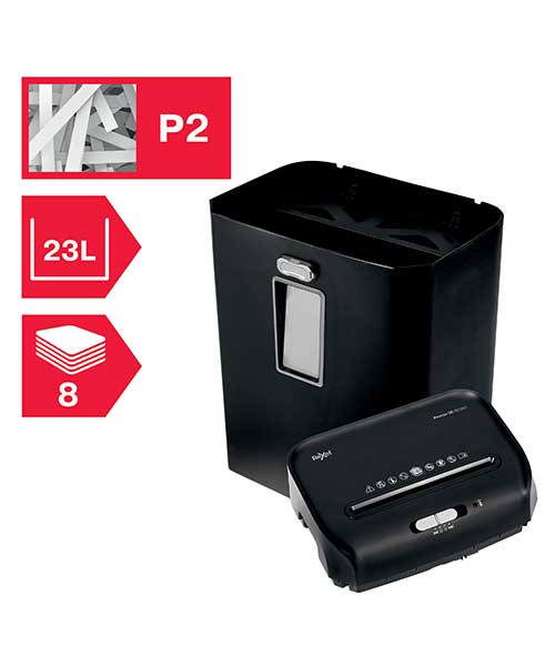 Rexel Promax Evrak İmha Makinesi QS RES823 EU Siyah 2104582EU