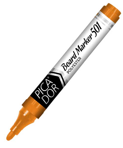 Pıcador 507 Board Marker Yuvarlak Uç Turuncu Kx 007
