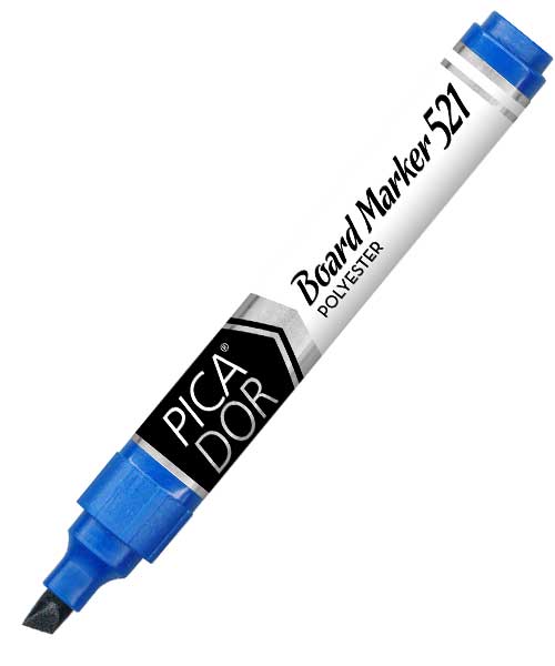 Pıcador 522 Board Marker Kesik Uç Mavi Kx 025