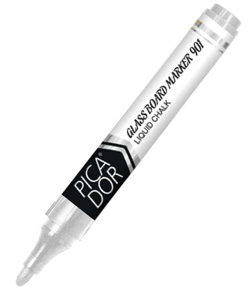 Pıcador 901 Cam Boyama Marker Beyaz Kx 135