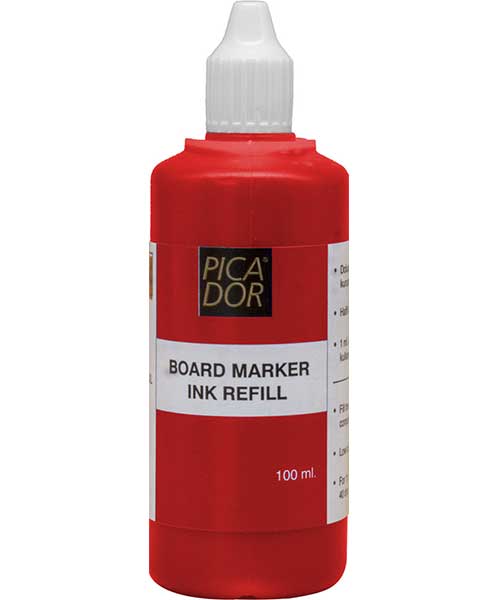 Pıcador Board Marker Mürekkebi Kırmızı 100Ml Kb 007