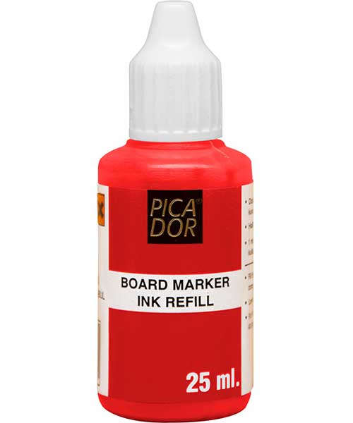 Pıcador Board Marker Mürekkebi Kırmızı 25Ml Kb 019