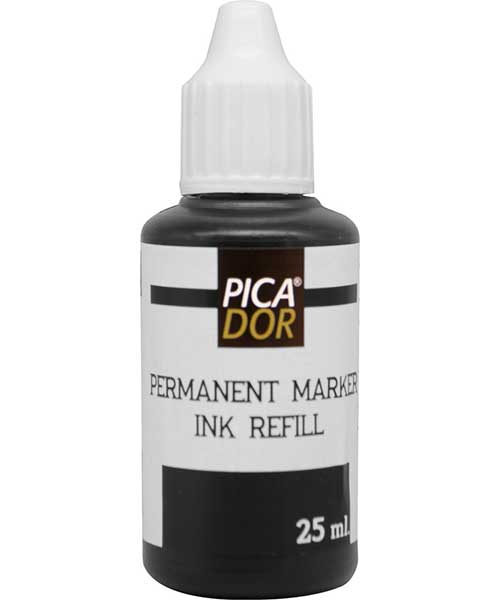 Pıcador Permanent Marker Mürekkebi Siyah 25Ml Kb 021
