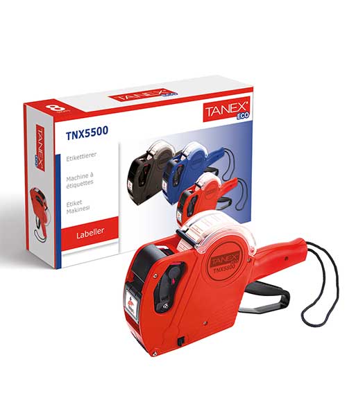 Taneks Tanex-5500 Eco Kırmızı Fiyat Etiket Makinesi