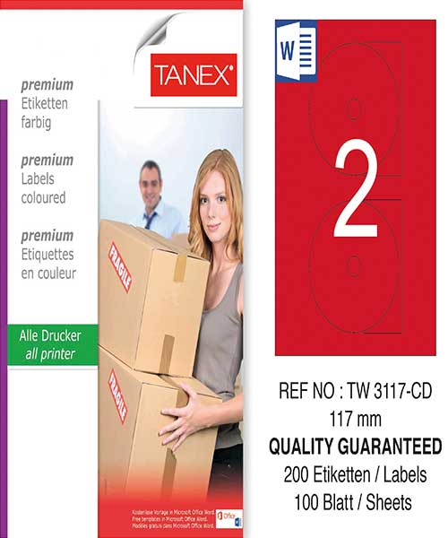 Taneks Tw-3117 117 Mm Kırmızı Laser Etiket