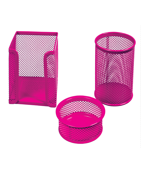 Temat 1000 Set (Kalemlik/Ataş/Kağıtlık) Pembe 287765