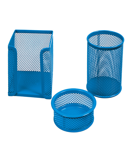 Temat 1000 Set (Kalemlik/Ataş/Kağıtlık) Açık Mavi 287766