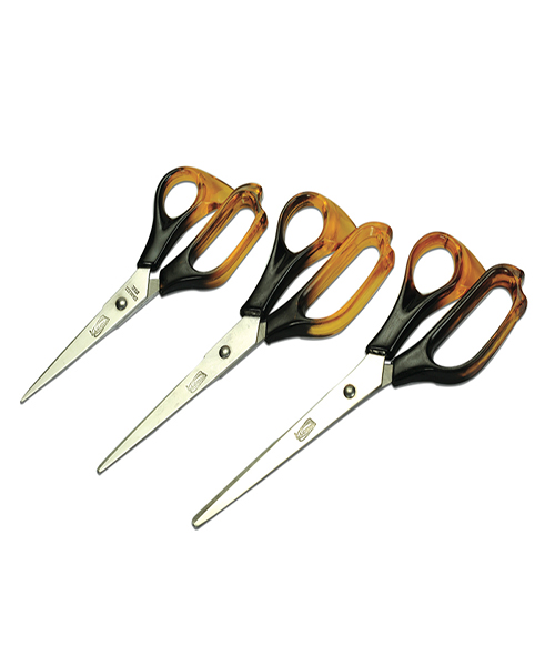 Ticon 8" Büro Makası Akrilik Saplı  Kahverengi 10988