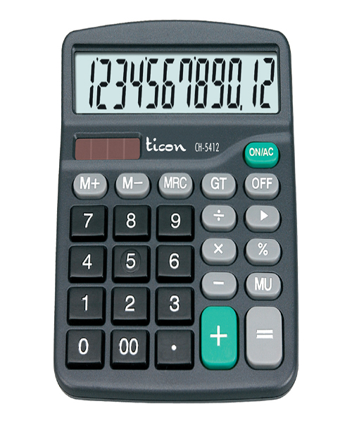 Ticon Ch-5412 Hesap Makinası 12 Haneli 318574