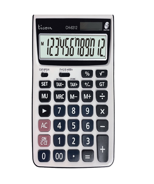 Ticon Ch-6312 12 Dıgıt Hesap Makinası 12 Haneli 363652