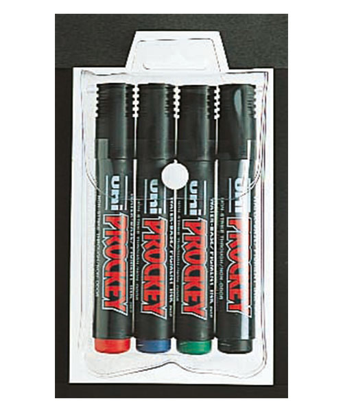 Uni Prockey 1.2-1.8 Su Bazlı Markör 4'Lü Set Pm-122/4C Set