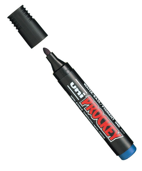 Uni Prockey 1.2-1.8 Su Bazlı Markör Mavi Pm-122 Mavi