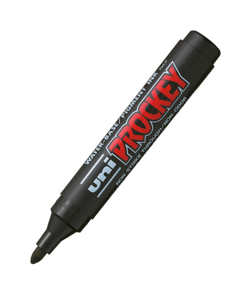 Uni Prockey 1.2-1.8 Su Bazlı Markör Siyah Pm-122 Siyah