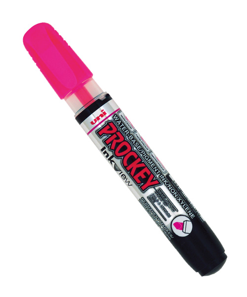 Uni Prockey 1.4-2.0&3.7 Su Bazlı Markör Fosforlu Pembe Pm-225 F.Pembe