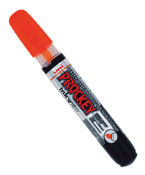 Uni Prockey 1.4-2.0&3.7 Su Bazlı Markör Fosforlu Turuncu Pm-225 F.Turuncu