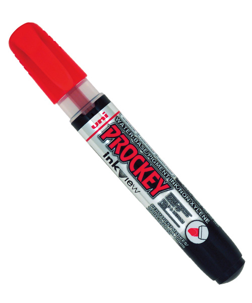 Uni Prockey 1.4-2.0&3.7 Su Bazlı Markör Kırmızı Pm-225 Kırmızı