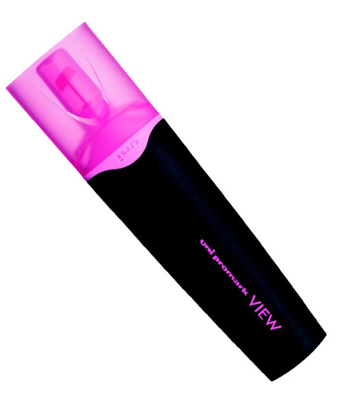 Uni Promark Vıew 5Mm İşaretleme Kalemi Pembe Usp-200 Pembe