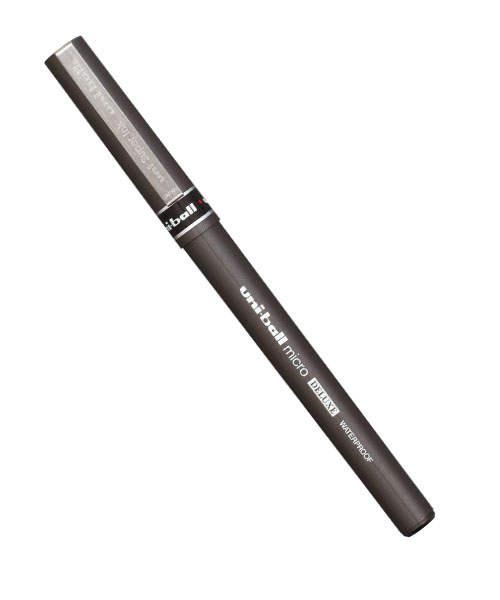 Uniball Micro Deluxe 0.5 Roller Kalem Siyah Ub-155 Siyah