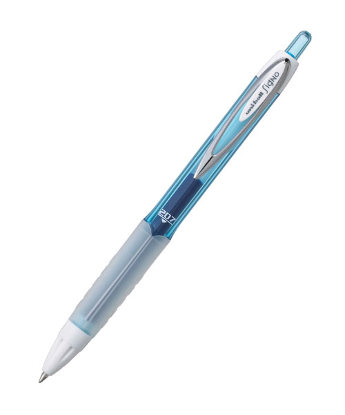 Uniball Signo 207F 0.7 Mekanik Jel Kalem Açık Mavi Umn-207F Açık Mavi