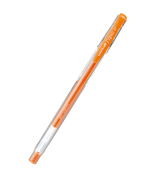 Uniball Signo Fine 0.7 Jel Kalem Fosforlu Turuncu Um-100 F.Turuncu